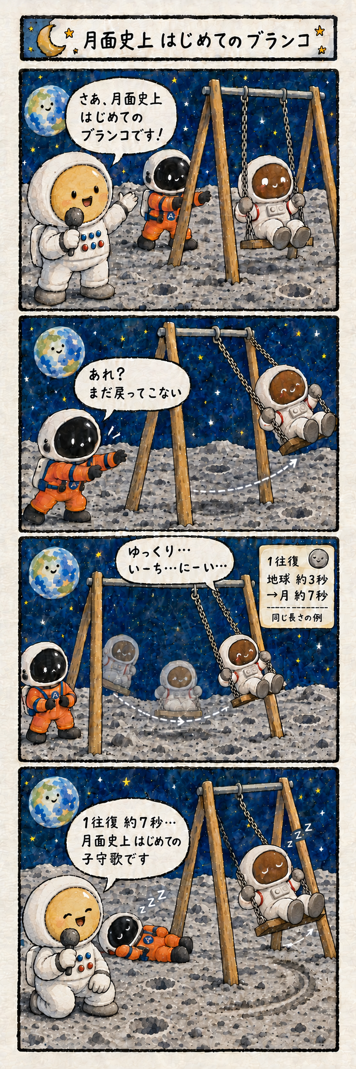 ブランコの4コマ漫画の導入